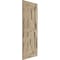 Ekena Millwork Rustic Two Equal Panel Flat Panel Pecky Cypress Faux Wood Shutters, 18"W x 76"H SHUFP18X76PCPR - alternate 15
